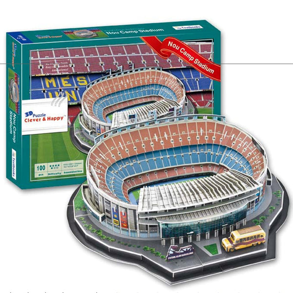 Classic Jigsaw 3D Puzzle Camp Nou Football Game Stadiums LEGO - brickpick