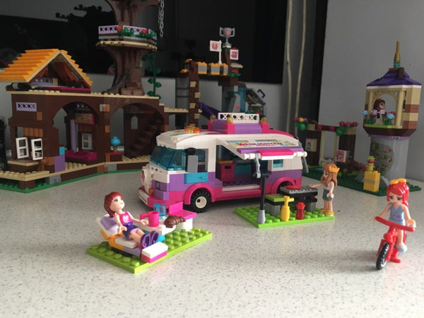 LEGO: City Girls Princess Outing Bus Car Building Blocks Sets Bricks Model Kids Classic Toys - brickpick