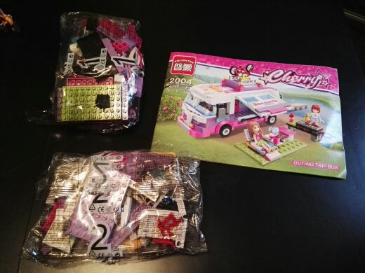 LEGO: City Girls Princess Outing Bus Car Building Blocks Sets Bricks Model Kids Classic Toys - brickpick