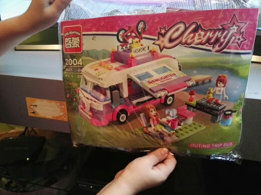 LEGO: City Girls Princess Outing Bus Car Building Blocks Sets Bricks Model Kids Classic Toys - brickpick