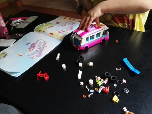 LEGO: City Girls Princess Outing Bus Car Building Blocks Sets Bricks Model Kids Classic Toys - brickpick