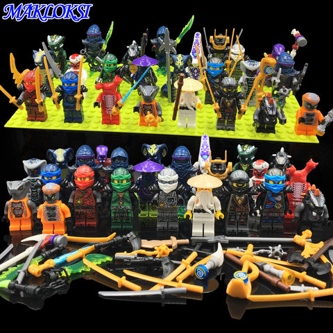 24pcs/lot Ninja Model Building Block Classic Action figures toys - brickpick