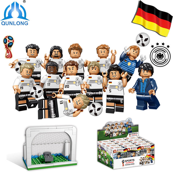 World Cup Toys 12pcs Football Team Sports Figures Building Blocks Compatible Lego - brickpick