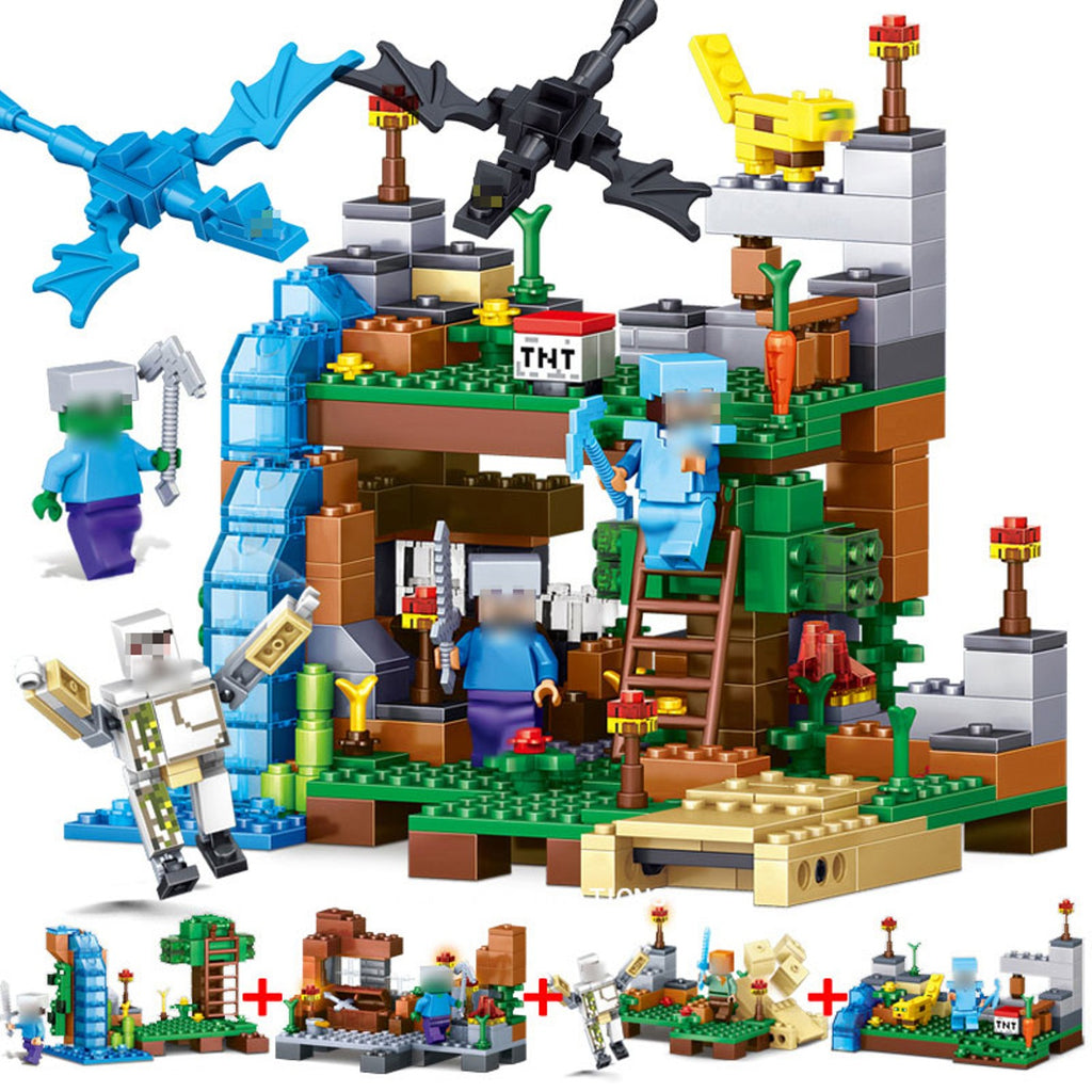 378pcs 4 in 1 Minecrafted Building Blocks Compatible Legoed city Figur BRICKPICK Inspire and develop the builders of tomorrow