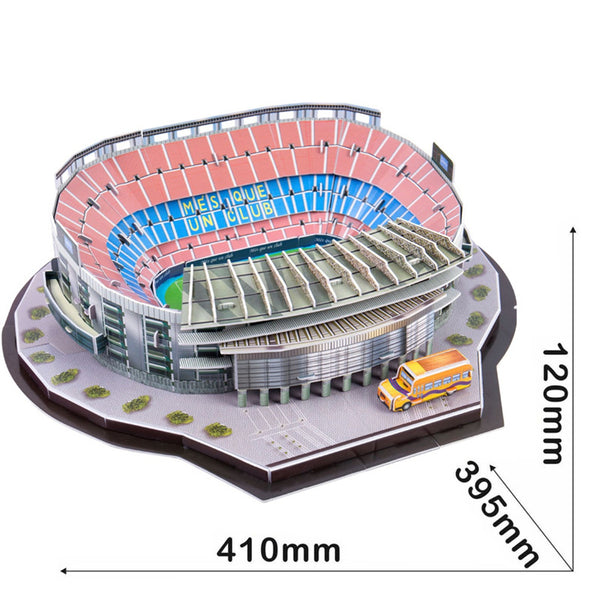 Classic Jigsaw 3D Puzzle Camp Nou Football Game Stadiums LEGO - brickpick