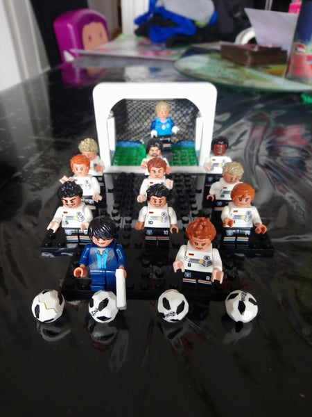 World Cup Toys 12pcs Football Team Sports Figures Building Blocks Compatible Lego - brickpick