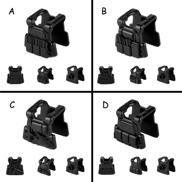 Military Swat Team Guns Weapon Pack City Police Soldiers Figure - brickpick