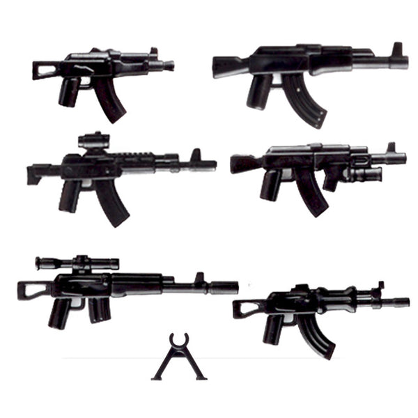 Military Swat Team Guns Weapon Pack City Police Soldiers Figure - brickpick