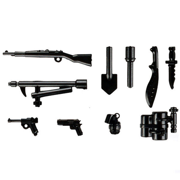 Military Swat Team Guns Weapon Pack City Police Soldiers Figure - brickpick