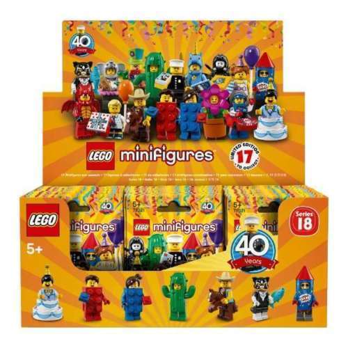 LEGO Collectible Minifigure Series 18 COMPLETE SET OF 17 SEALED 71021 - brickpick